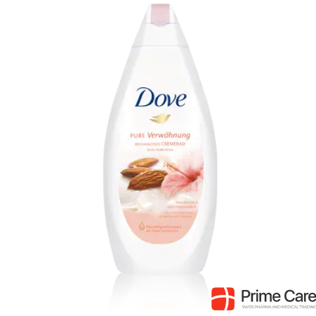 Dove Pure бальзам Насыщенная кремовая ванна Миндальное молоко и аромат гибискуса