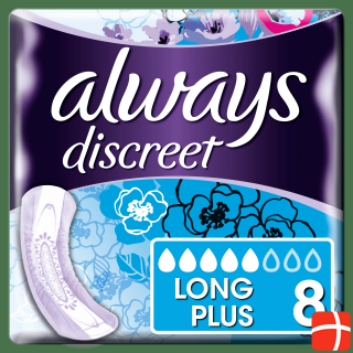 Always Discreet Incontinence Pads Plus Long Plus