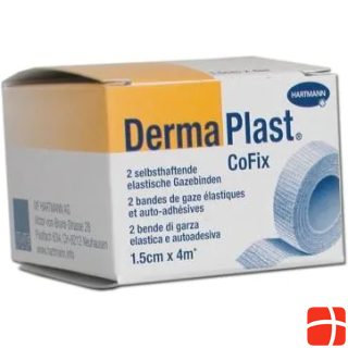 DermaPlast Derma Plast Cofix Gazebinde 1,5 cm x 4 m