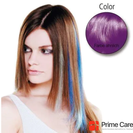 Balmain Straight Fantasy 45cm light purple 10 pieces synthetic hair