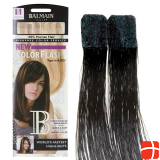 Balmain CF 25 cm dark espresso Color Flash human hair