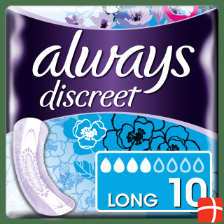 Always Discreet Incontinence Pads Plus Long