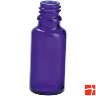  Glass bottle without screw cap 20 ml blue