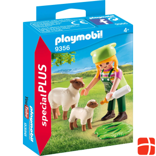 Жена фермера Playmobil с овцами