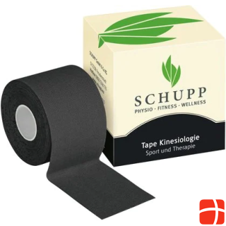 Schupp SCHUPP Tape Kinesiology 5 m x 5 black