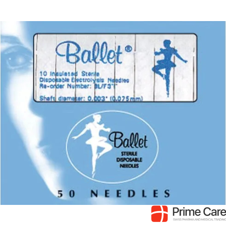 Ballet Epilation needles K3 isolated 50 pcs.