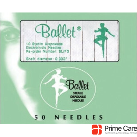 Ballet Epilation needles F2 uninsulated 50 pcs.