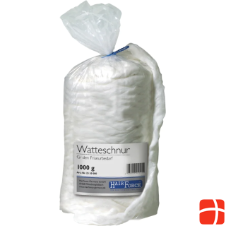 Hairforce Quality cotton cord 1000 gr white