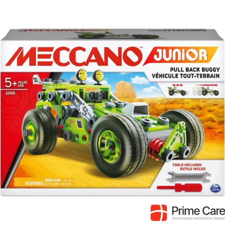 Meccano Junior, роскошная коляска 3-в-1 с инерционным двигателем