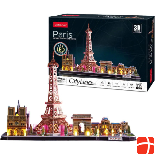Cubicfun 3d Puzzle Paris LED