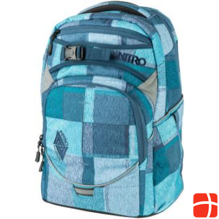 Nitro Backpack Superhero, zebra ice 878052085 blue 44x30x22cm