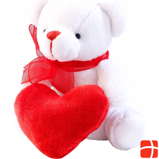 Pearl Romantic cuddly bear in heart bag