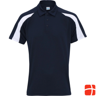 Awdis Just Cool Short Sleeve Polo Shirt With Contrast Panel