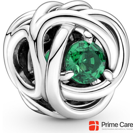 Pandora May Birthstone Royal Green Eternity Circle Charm