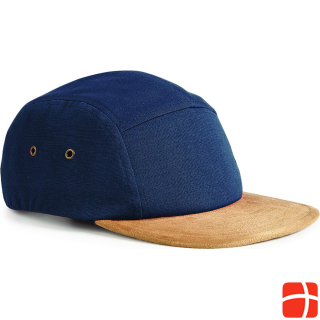 Beechfield Baseball Cap With Faux Suede Visor