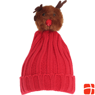 Foxbury Pom pom hat With Rudolph design