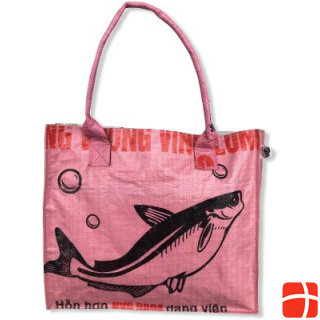 Beadbags S Shopping bag Crispy Rice RI94.06 pink 40x34x38cm
