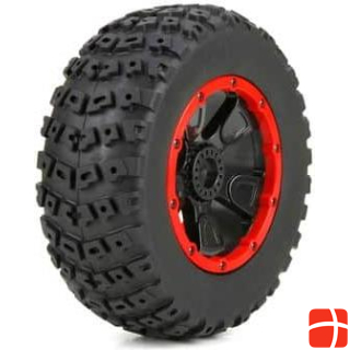 Losi DBXL 1:5 4WD tire set left/right pre-mounted