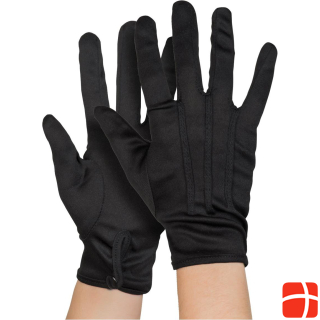 Boland Handschuhe schwarz, Gr.L mit Druckknopf, Polyester