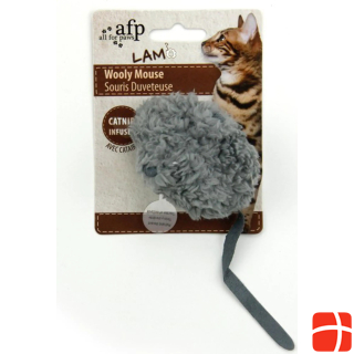 All for Paws AFP Cat Toy Lamb Cat Lambswool Wooly Mouse