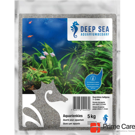 Deep Sea Aquarium quartz sand light grey,1-2mm