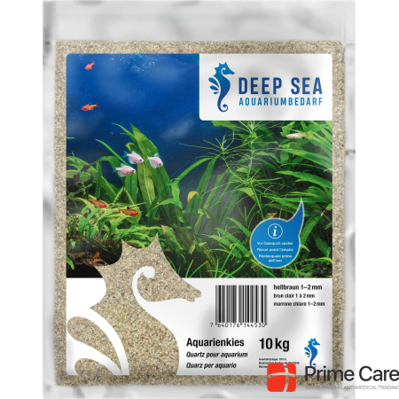 Deep Sea Aquarium gravel light brown, 1-2mm