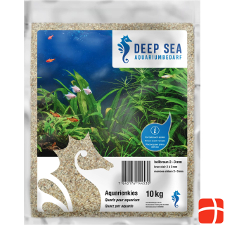 Deep Sea Aquarium gravel light brown, 2-3mm