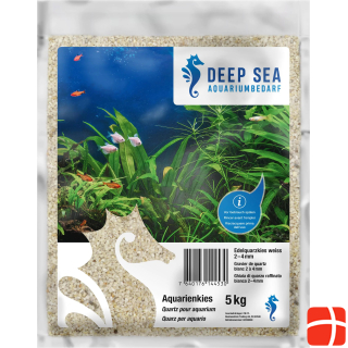 Deep Sea Aquarium Edelquarzkies weiss, 2-4mm