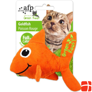 All for Paws AFP CatNip Green Rush Goldfish Cat Toy