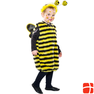 Festartikel Müller Little bee kids costume: bee jumpsuit with wings, antennae