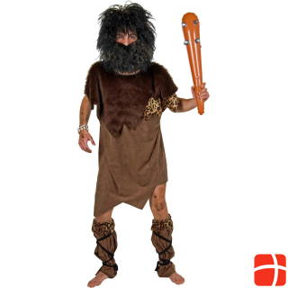 Festartikel Müller Stone Age Man Costume: Robe, Gauntlets
