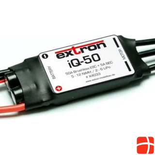 Extron Modellbau Speed controller Extron iQ-50, 2-6 Lipo