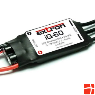 Extron Modellbau Speed controller Extron iQ-60, 2-6 Lipo