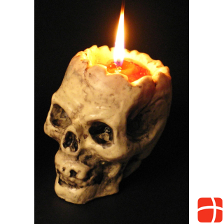 Festartikel Müller Skull Candle With Bleeding Brain