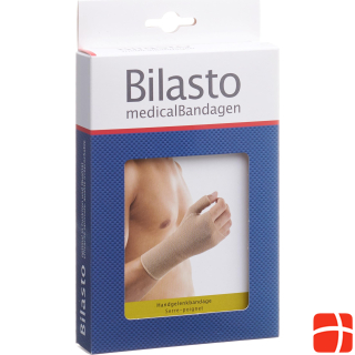 Bilasto Uno Wrist bandage S with thumb attachment beige