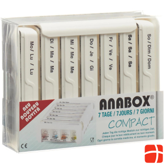 Anabox Compact 7 дней немецкий/французский/итальянский белый