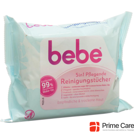 Bebe 5in1 nourishing cleaning wipes