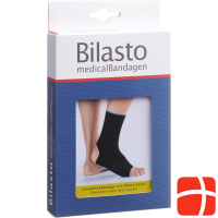 Bilasto Uno Ankle brace L heel open black/blue