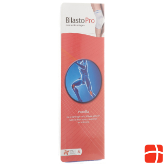 Bilasto Uno Pro Patella Knee Support L grey with silicone pad 1 spiral spring lateral