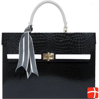 Francis Francis Bags GRACEY black in 2 versions with white handle