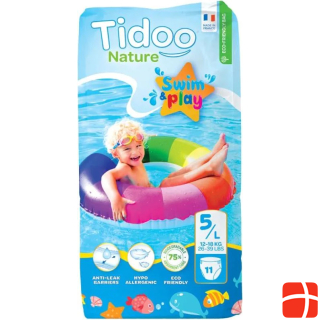 Подгузники Tidoo Swim&Play размер 5 л / 12-18 кг