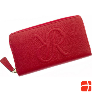Rapport London Sussex Ladies Leather Zip Around Purse Red