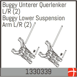 Absima Buggy Lower Suspension Arm L/R (2)