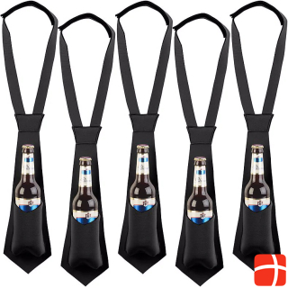 Infactory Set of 5 tie with integrated beer holder