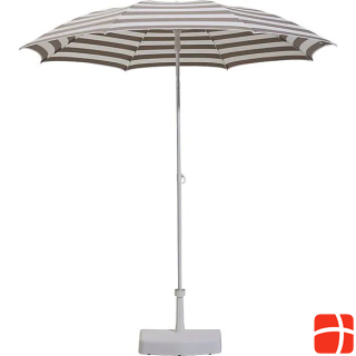 Зонт от солнца JanKurtz, Ø 2000 мм, каркас белый, белый/серо-коричневый