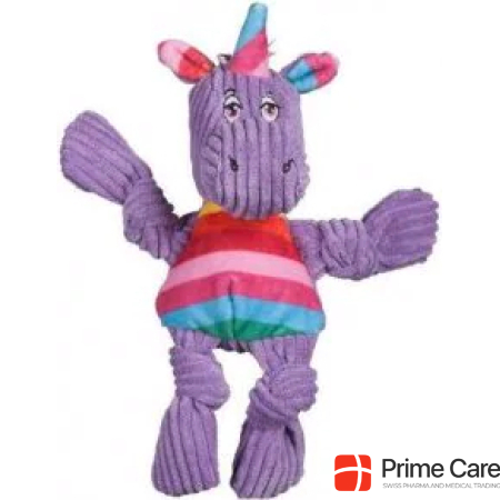 Huggle Hounds Rainbow Unicorn Knottie soft toy