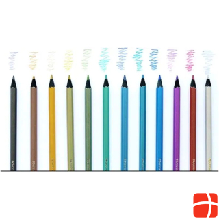 Marco Raffiné Metallic colors colored pencils 12 pieces