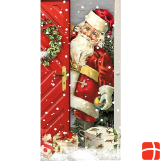 Braun + Company Handkerchiefs Santa is Welcome