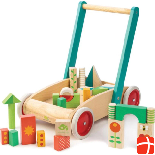 Tender Leaf Toys Baby walker with blocks