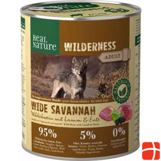 Real Nature Wide Savannah Adult Wild Boar with Lamb & Duck